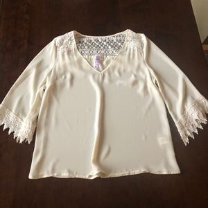 Sheer Cream Blouse